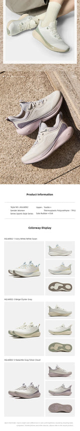 Li-Ning Women's SOFT GO 3 Slip-on Casual Walking Shoes COMFOAM Flexible LiNing Comfortable Reflective Sneakers AGLW002