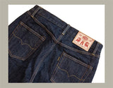 Red Tornado NOIR 21oz Selvedge Denim Straight Cut Jeans Indigo Rugged Style Men Pants