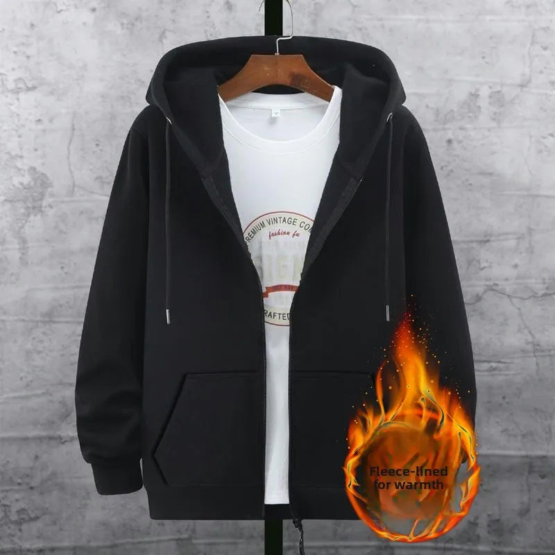 Unisex Fleece Zip-Up Hoodie