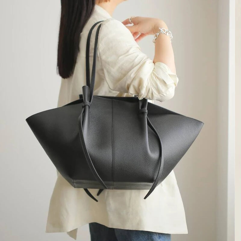 Custom Initials Large Capacity Tote Bags For Women Luxury Designer Handbag Purse 2025 New In PU Lychee Pattern Underarm Shoulder