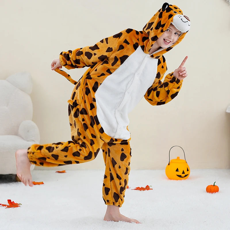 Kids' Capybara Flannel Onesie