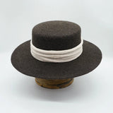 Wool Felt Fedora & Boater Hat – Wide Brim, Unisex