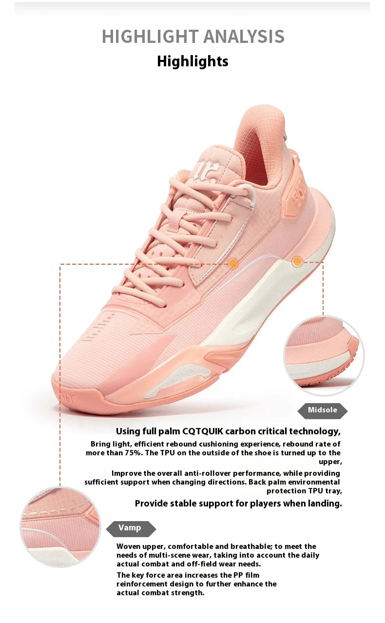 361 Degrees Genesis Men's Basketball Shoes Profssional Training Light Breathable Wear-resistant Non-slip Male Sneakers 672511111