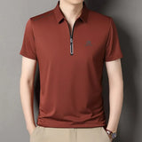 Men's Zipper Polo Shirt | Smart Casual All-Season