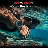 TRITON Men's Solar Dive Watch with Ceramic Bezel