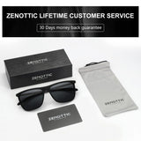 ZENOTTIC Square Polarized Sunglasses for Men