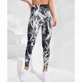 Women's 3D Tie-Dye Seamless Push-Up Leggings
