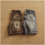 Men's Vintage Washed Cargo Shorts | Textured Cotton