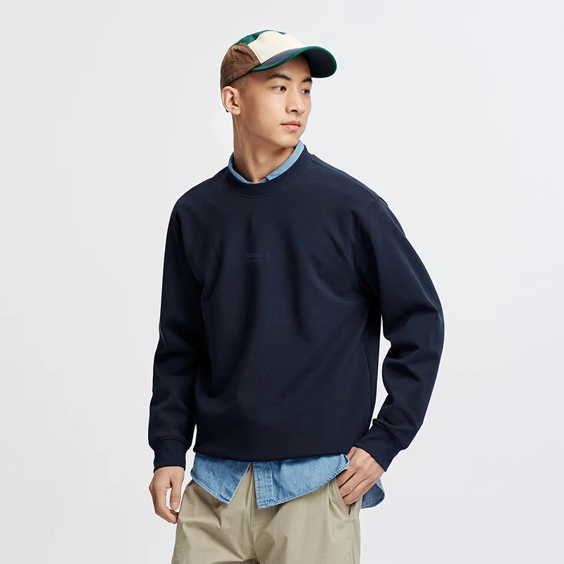 Semir Unisex Sweatshirt Regular Shoulder Crew Neck Soft Cotton Feel Pullover Everyday Casual Style Autumn Top 2026