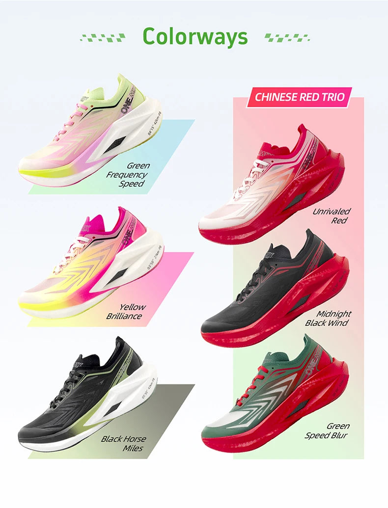 ONEMIX Professional Marathon Racing Running Shoes Men Full-length Carbon Plate Sports Sneakers Shock Absorbent Training Shoes