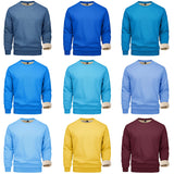 TACVASEN Winter Thicken Fleece Crewneck Sweatshirt Mens Warm Sherpa Lined Heavy Winter Pullover Basic Tops Shirts No Hood Hoodie
