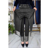 Women's Wide Leg High Waist Stretch Denim Jeans