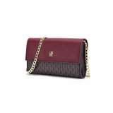 Luxury Letter Color Block Crossbody Chain Bag