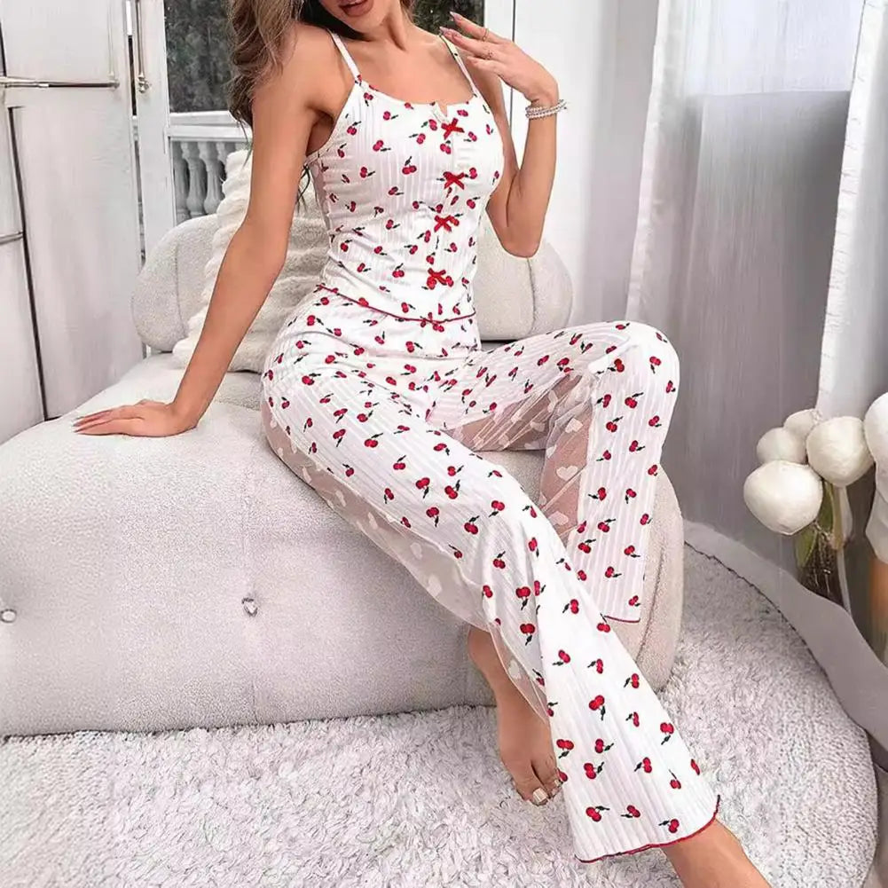 Heart Print Homewear Set