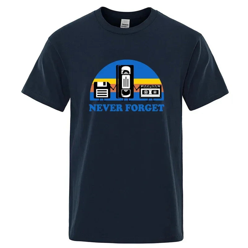 Never Forget Retro Graphic T-Shirt