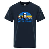 Never Forget Retro Graphic T-Shirt