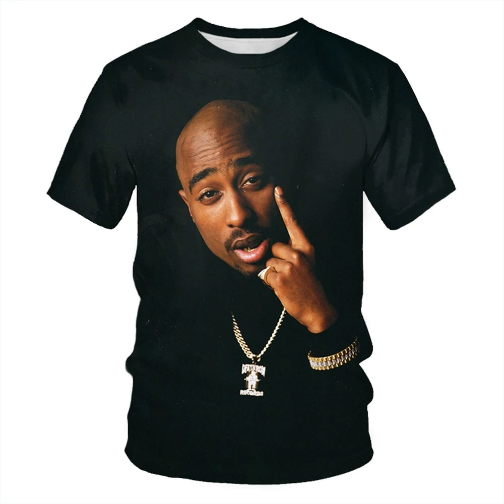 Men's 3D Print Crew Neck T-Shirt