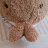 High Quality Cartoon Earphone Seal Sea Otter Plush Toy Ball Round Cushion Throw Pillow for Kids Birthday Gift School Nap Sleep