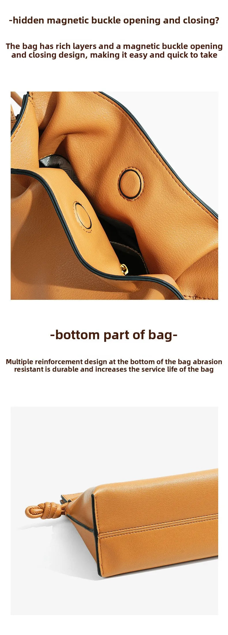 Autumn and Winter Classic Flamenco Fashion Lucky Bag Cloud Bag Genuine Leather Drawstring Shoulder Crossbody Bucket Bag for Wome