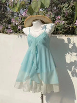 Casual Beach Style 2 Piece Skirt Sets Women Y2k Crop Top Vest + Mini Skirts Sweet Elegant Kawaii Vintage Suits Korean Fashion