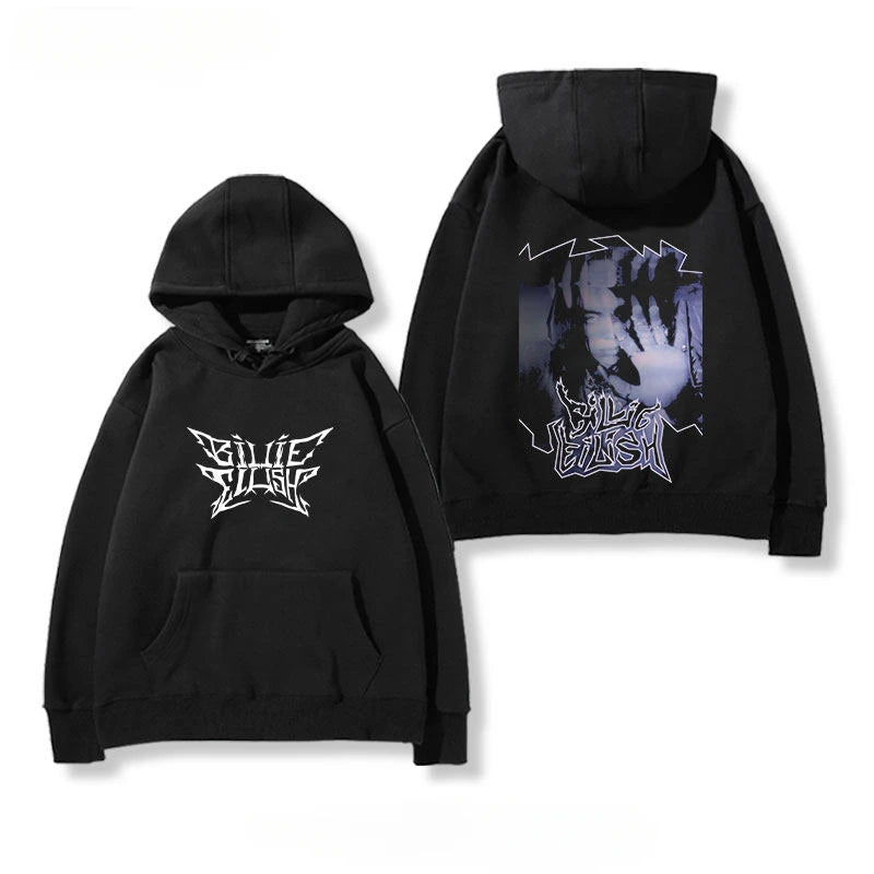 Billie Eilish Print Unisex Pullover Hoodie