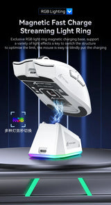 Attack Shark X11 PAW3311 Wireless Bluetooth Mouse, 2.4G 400IPS RGB PC Gaming Mouse