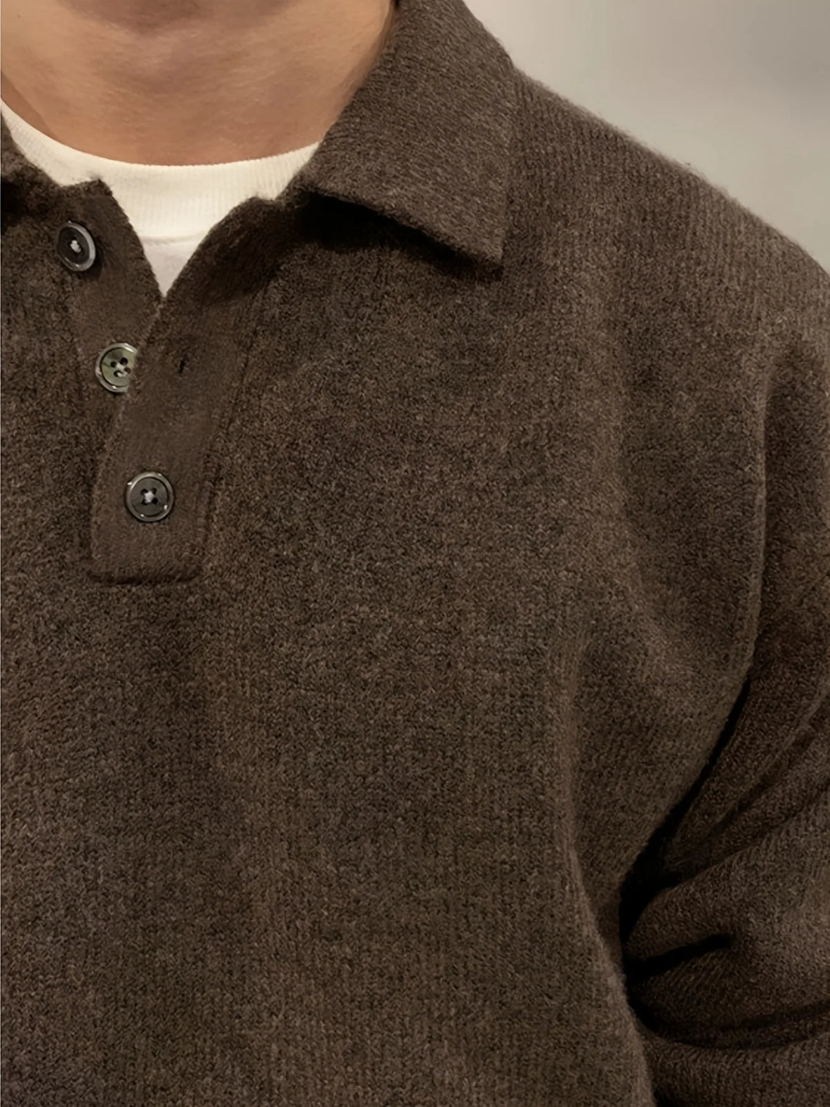 Men’s Geometric Knit Pullover Sweater