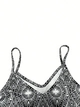 Women's V-Neck Spaghetti Strap Summer Dress