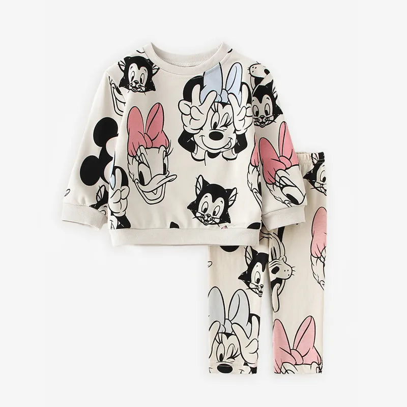 Toddler Girl Floral Print Cotton Set