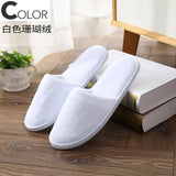4Pairs/Lot Men Women Kids Disposable Hotel Guest Slippers Cotton Slides Home Travel SPA Slipper Hospitality Cheap Footwear