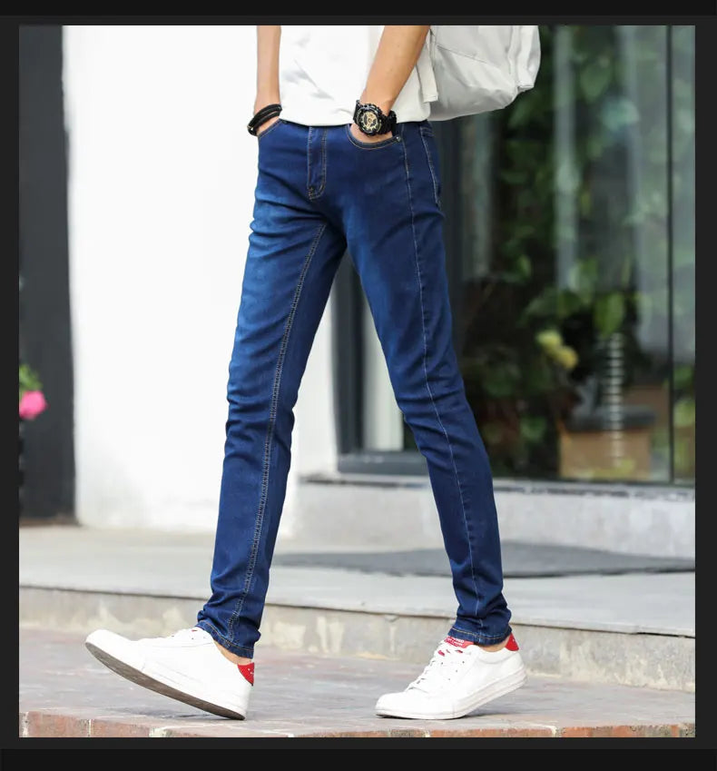 Men's Slim Fit Skinny Stretch Denim Jeans