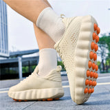 ClaWave Unisex Massage Cushioning Running Sneakers — Breathable Knit, Non-Slip