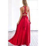 Elegant Multiway Wrap Maxi Dress
