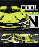 Technical Super Speed Sports Car Building Block Model Remote Control Vehicle Assemble Brick Desk Decor Toys for Kid Adult Gift