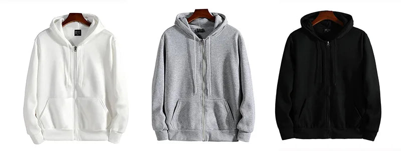 Men’s Classic Zipper Hoodie