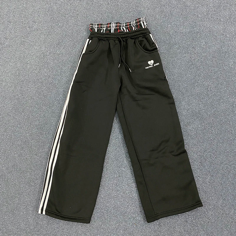 Women's Double-Waist Wide-Leg Pants
