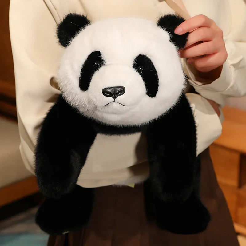 Soft Animal Plush Pillow – Bear & Panda Cuddle Doll