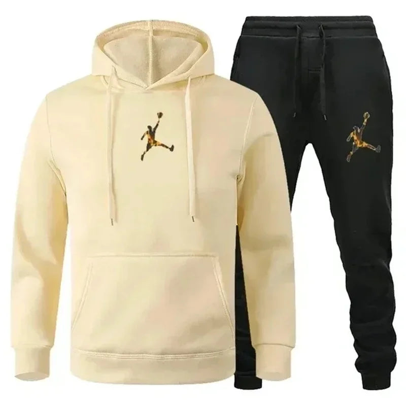 Men’s Urban Active Jogger Set | Premium Hoodie & Warm Pants