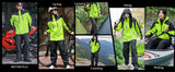 WOSAWE Unisex Waterproof Riding Rain Jacket | Reflective