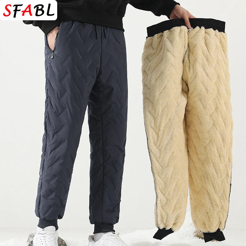 Men's Fleece-Lined Winter Joggers