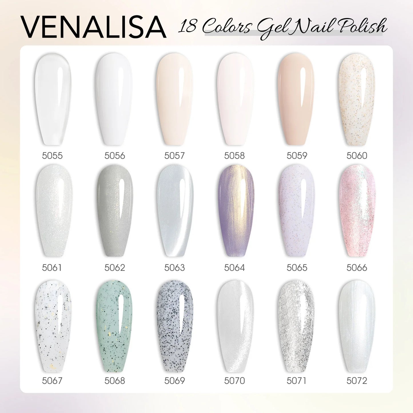 VENALISA VIP Kit 10ml Nail Gel Polish HEMA TPO FREE Gorgeous Colors Gel Pigment Professional Nail Art Long-lasting Gel Varnish