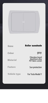 Tesla Model Y Juniper 2025 Premium Sun Shade Kit