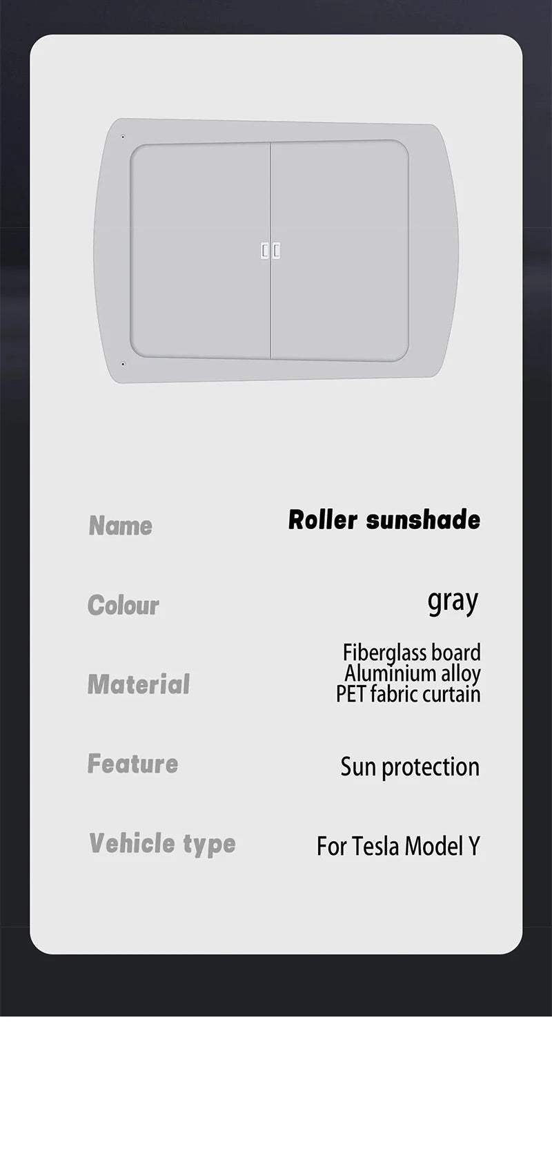 Tesla Model Y Juniper 2025 Premium Sun Shade Kit