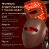 320 LED Beads Facial Photon Beauty Mask 4D Silicone Red Light Photon Skin Rejuvenation Anti Wrinkle Anti Acne Facial Beauty care