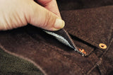 SauceZhan Brown Selvedge Denim Tapered Jeans – 13.8 oz