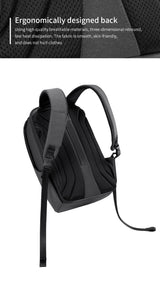 Kingsons  Anti-theft Men Backpack 180 Degree Open USB Charging Laptop Backpack 15.6 inch School Bags for Teenage Boys