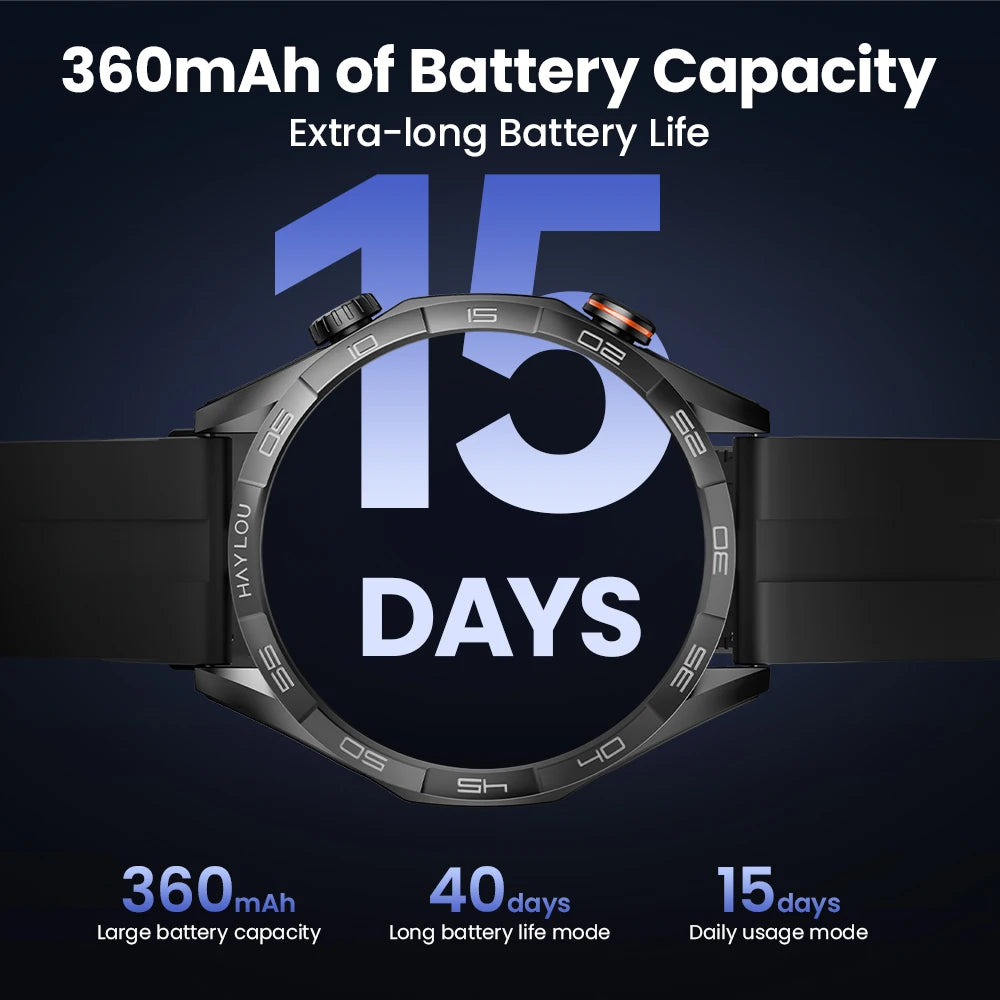 HAYLOU Solar 5 Smartwatch – AMOLED, Bluetooth Calling