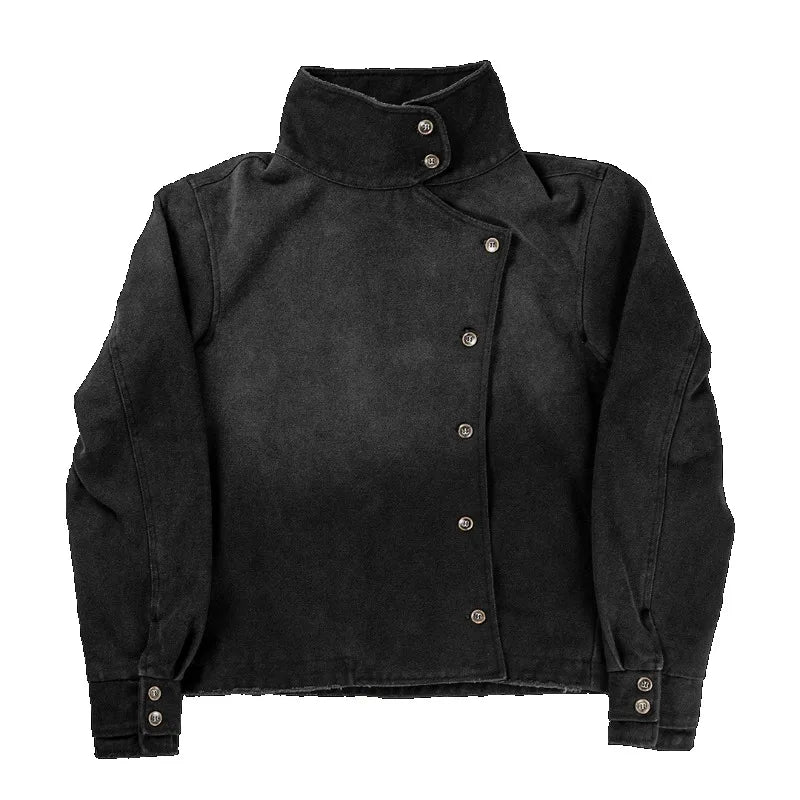 Y2K Vintage Gradient Fencing Jacket – Unisex Streetwear