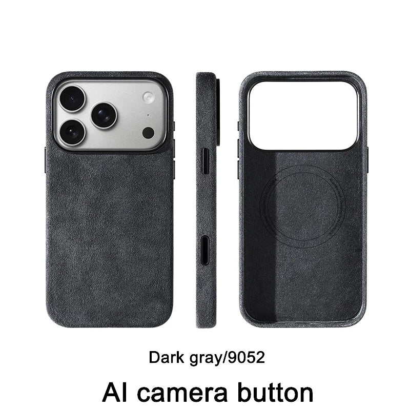 Alcantara Magnetic Case for iPhone 17 & 18 Pro