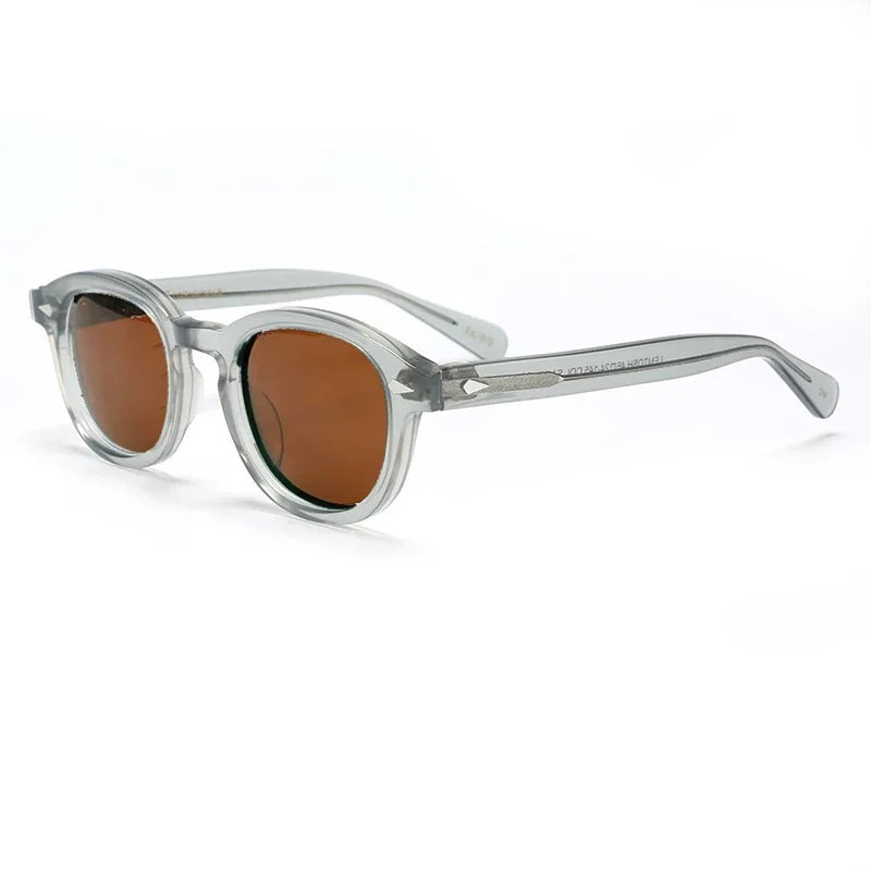Johnny Depp Polarized Sunglasses Men Sun Glasses Woman Luxury Brand Vintage Acetate Frame Goggles